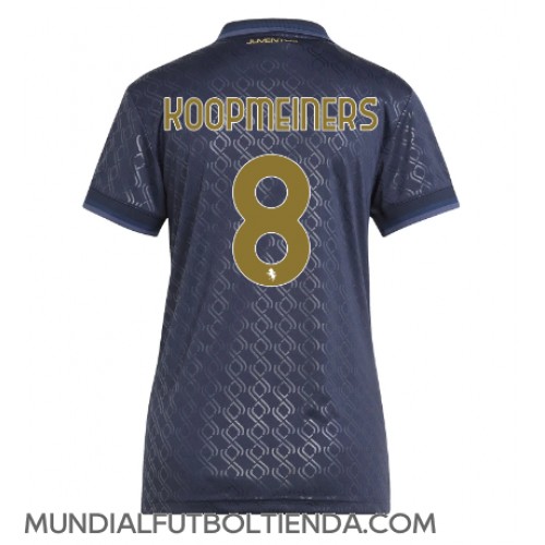 Camiseta Juventus Teun Koopmeiners #8 Tercera Equipación Replica 2024-25 para mujer mangas cortas